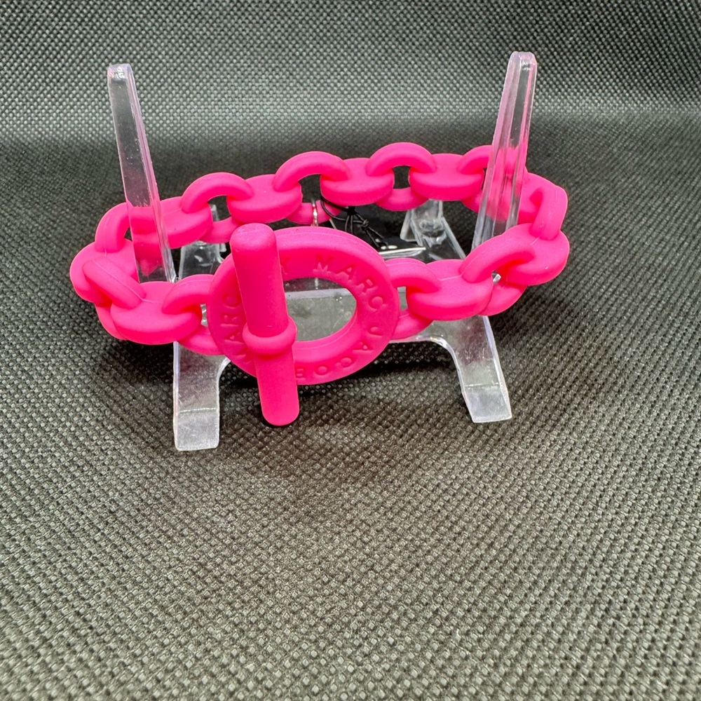 Marc Jacobs Pink Chain Bracelet